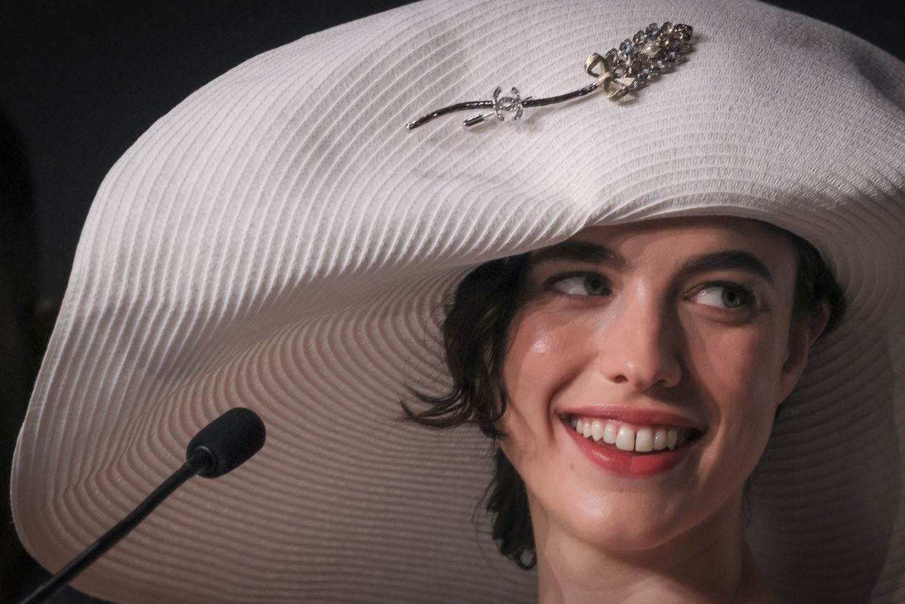 Margaret Qualley at Kinds Of Kindness Press Conference at Cannes Film Festival6